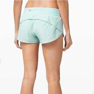 Mint Lululemon Speed Up shorts